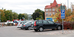 Parkering busstationen Falun