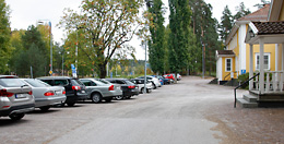 Parkering Fysiocenter Falun