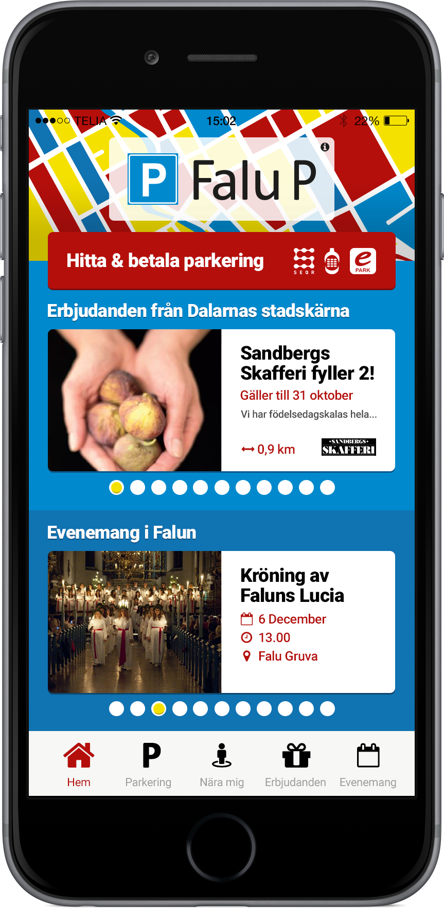 Så här ser appen ut!